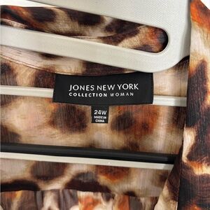 Jones New York Leopard Print Dress